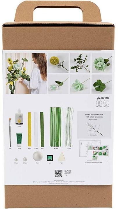 Image du produit Creativ Company Bastelset Krepppapier Blumenstrauss, Mehrfarbig (1x)