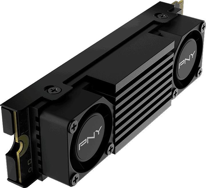 Produktbild PNY CS3150 1TB SSD M.2 GEN5 NVMe Black Heatsink (1000 GB, M.2 2280)
