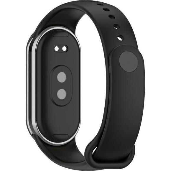 Beline pasek Simple Mi Band 9/8czarny /black (Materiale sintetico, Silicone), Cinturini per orologi, Nero