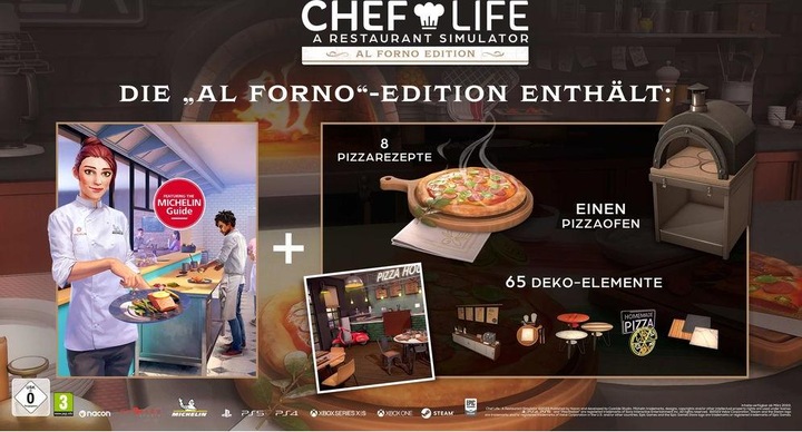 Produktbild Nacon Gaming Chef Life: A Restaurant Simulator - Al Forno Edition (PS4, PS5, DE)