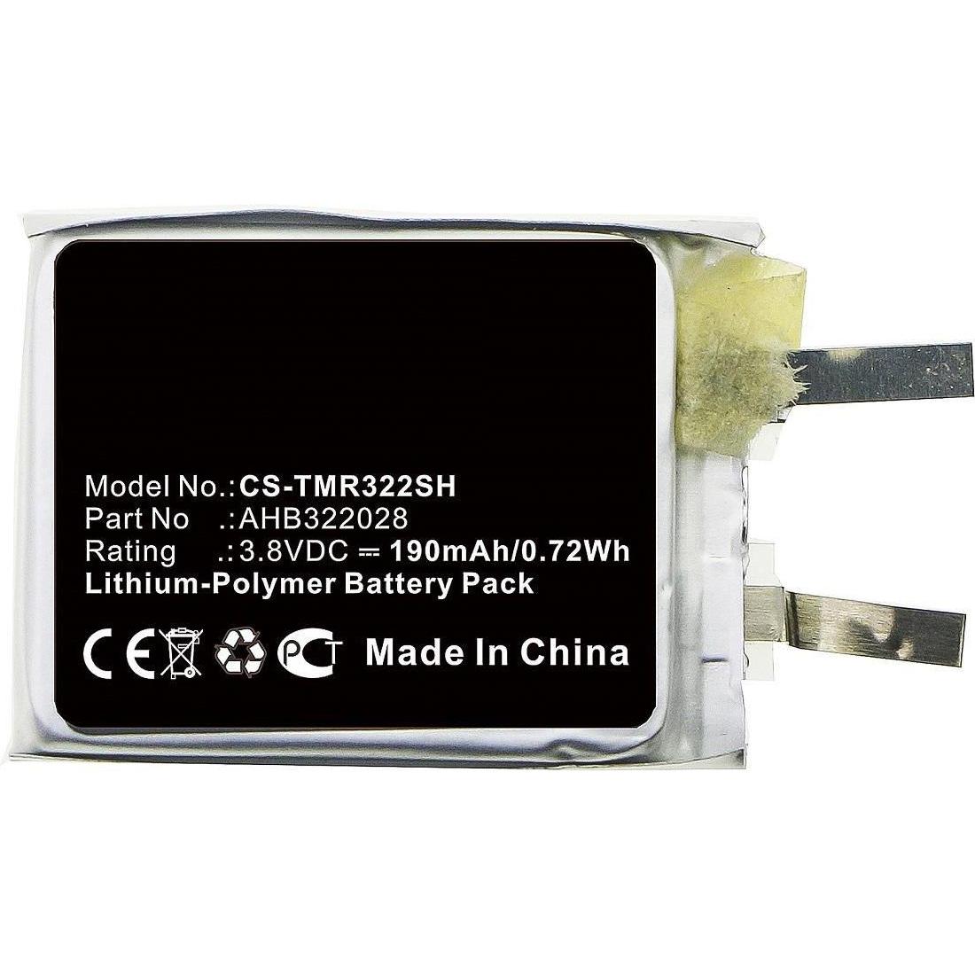 Thumbnail - CoreParts Battery for Smartwatch, Smartwatch Zubehör, Schwarz