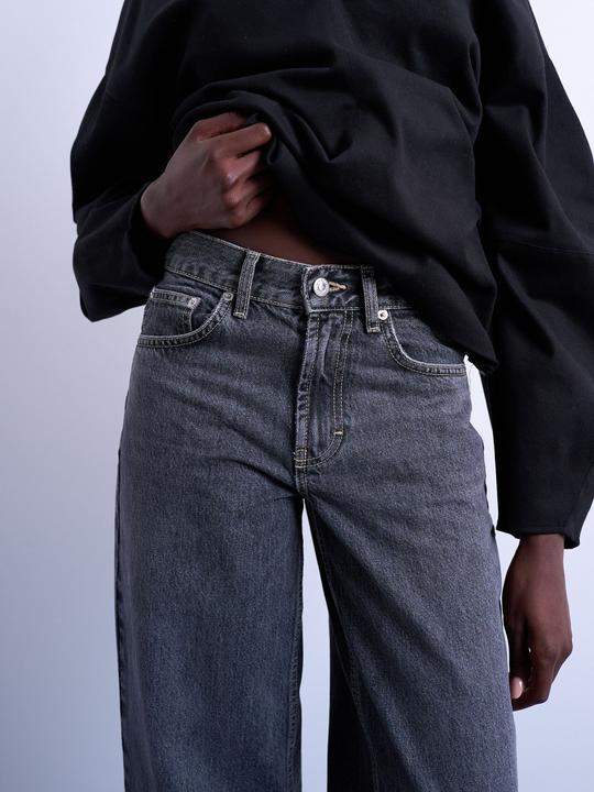 Immagine prodotto Spokey Weiter Beinschnitt Niedrige Taille Jeans Weit geschnitten (26)