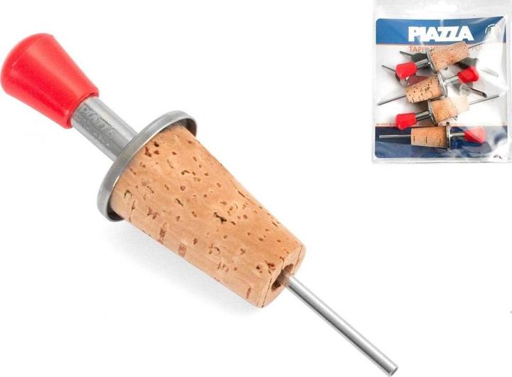 Immagine prodotto Piazza Versatore per bottiglie, 4 pezzi in confezione da appendere (Beccuccio dosatore + versatore)