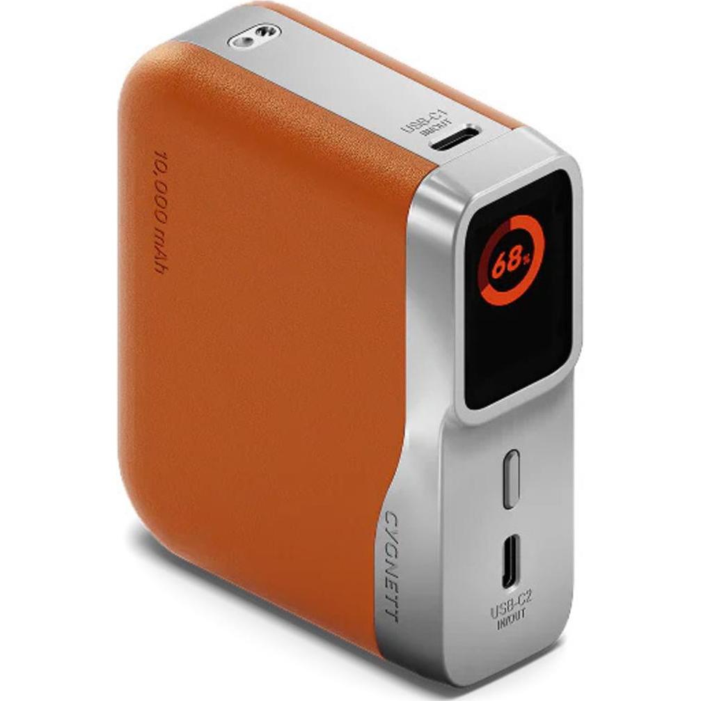 Cygnett Powerbank 10000 mAh, 45W (10000 mAh, 45 W, 65 Wh), Powerbank, Beige