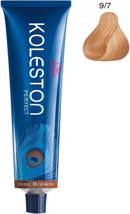 Image du produit Wella Vopsea permanenta Professionals Koleston Perfect 9/7, Blond Luminos Castaniu, 60ml (9, 7 Blond Luminos Castaniu)