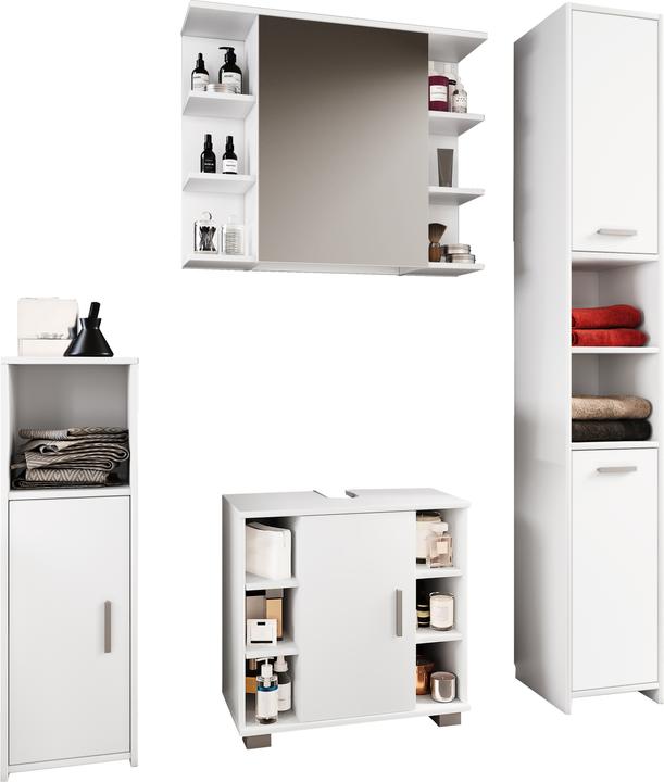 Produktbild VCM 4-tlg. Badschrank Badmöbel Komplett Set "Zalo Il"