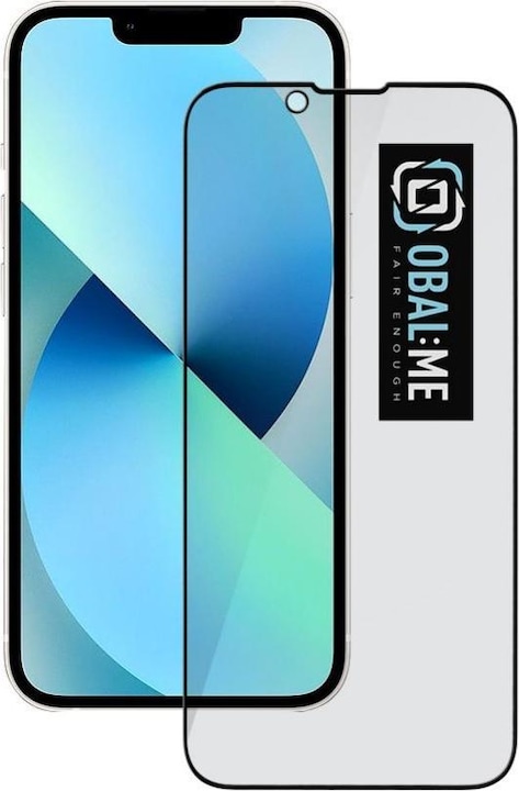 Obal:Me Privacy 5D Glass Screen Protector for Apple iPhone 13 Mini Black (1 Piece, Apple iPhone 13 mini)