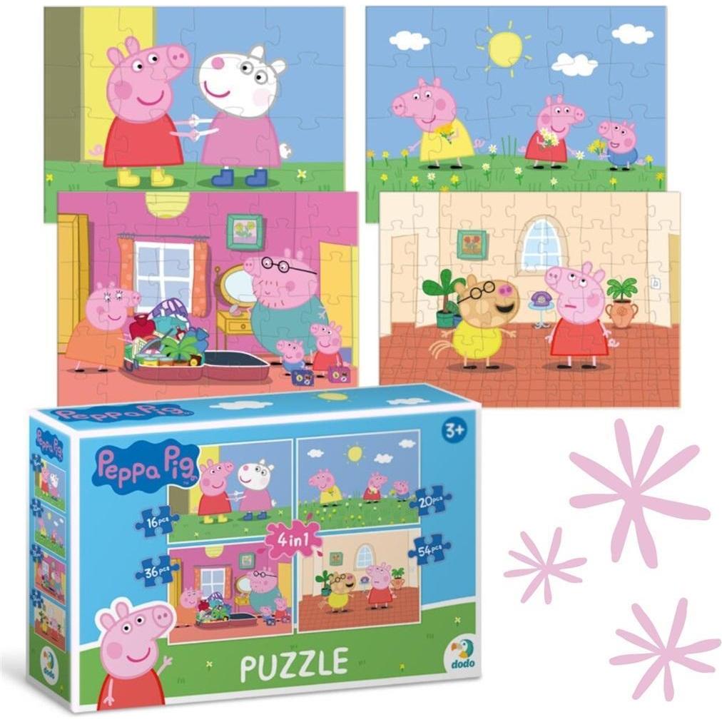 Dodo Peppa Pig 4-in-1-Puzzle