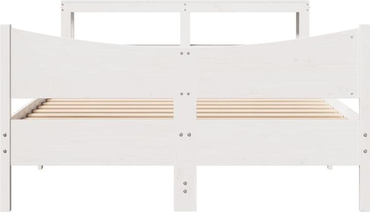 Actual product image vidaXL Bed with pine headboard (140 x 200)