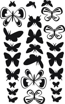 Image du produit Trenddeko Nuée de papillons (50 x 80 cm)