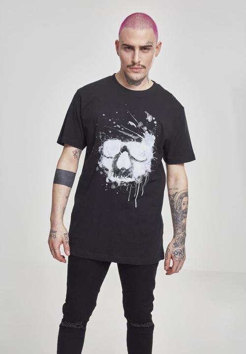 Immagine prodotto Mister Tee Maglietta con teschio dipinto ad acqua (L)
