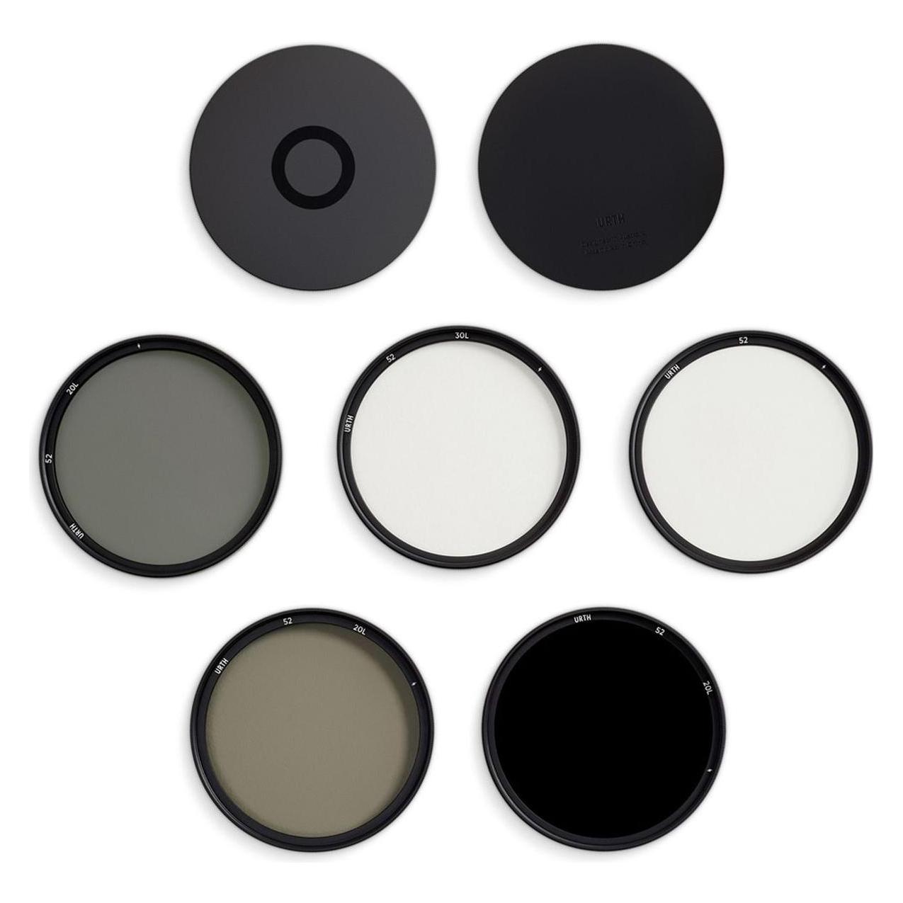 Urth 52mm Magnetic Essential Kit (Plus+) (Uv+Cpl+ND8+ND1000) (52 mm, Nd / Grijsfilter), Lensfilter, Zwart
