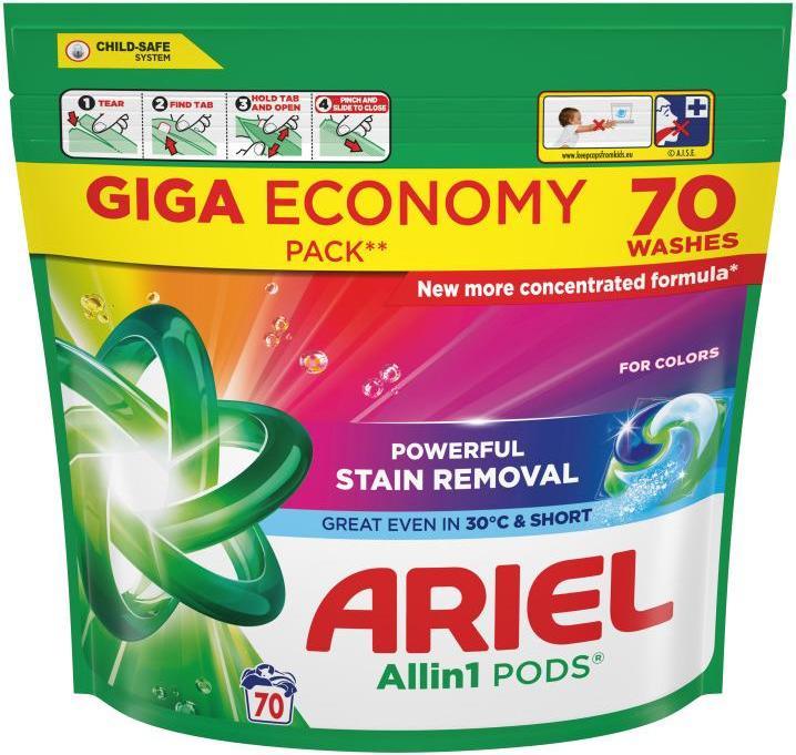 Actual product image Ariel All-in-1 PODs Color, 70 ct (PODs)
