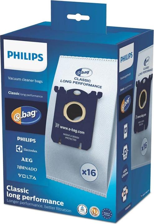 Philips s-bag Classic Long Performance FC8021/05 (16 x)
