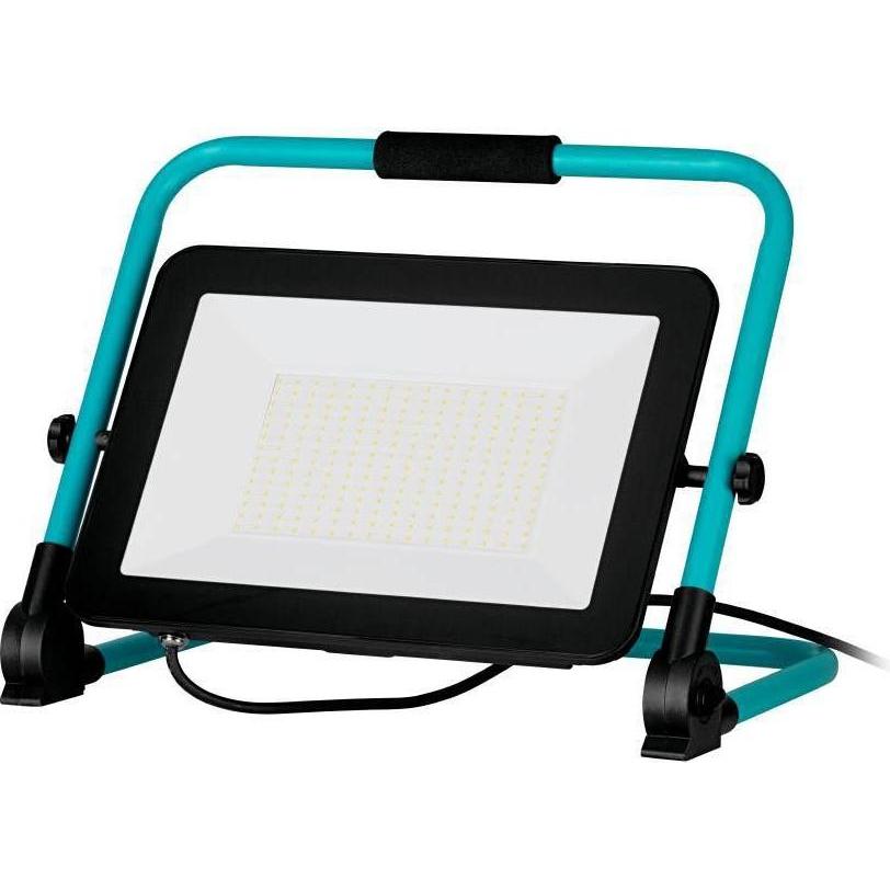 EGLO, Stehlampe, 900534 AVELAR LED Stehleuchte 200W 360x220mm Schwarz Türkis Weiss Neutralweiss IP65