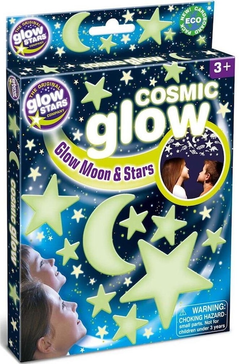 Brainstorm Cosmic Glow- Moon & Stars (French, Italian, German, English)