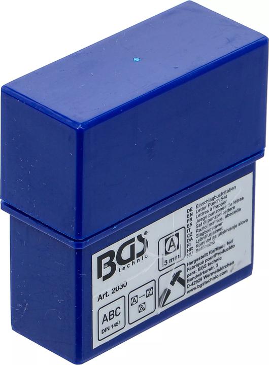 Produktbild BGS Einschlagbuchstaben