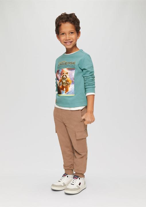 Immagine prodotto S.Oliver T-Shirt Langarmshirt mit Bündchen und Fotoprint (104, 110)