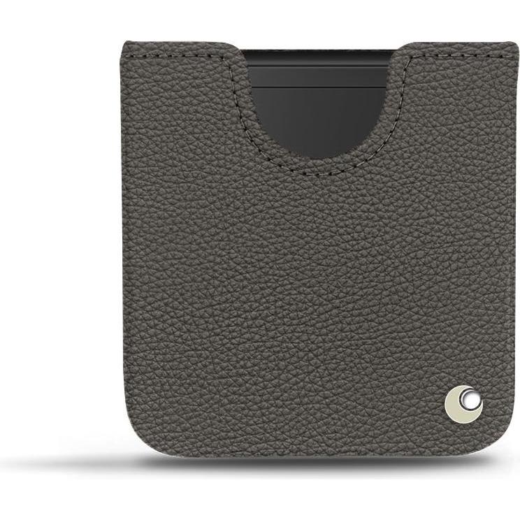 Noreve Lederschutzhülle (Samsung Galaxy Z Flip), Smartphone Hülle, Grau