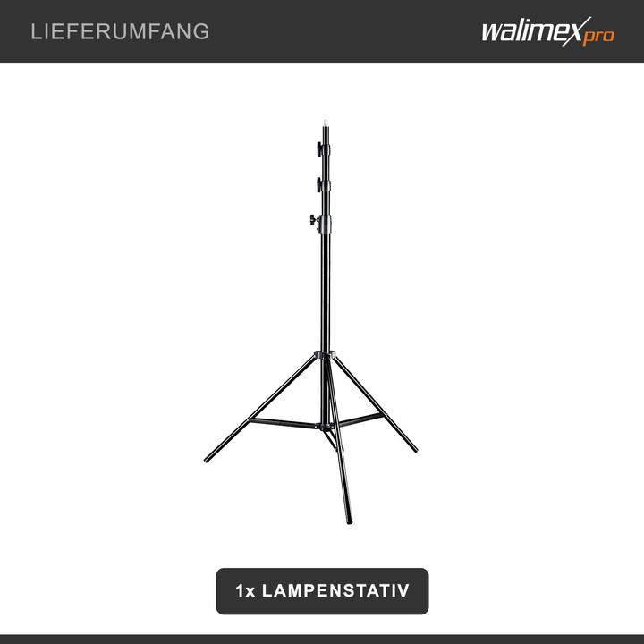 Immagine prodotto Walimex Treppiede per lampada WT-420, 420cm (420 cm, 7.50 kg)