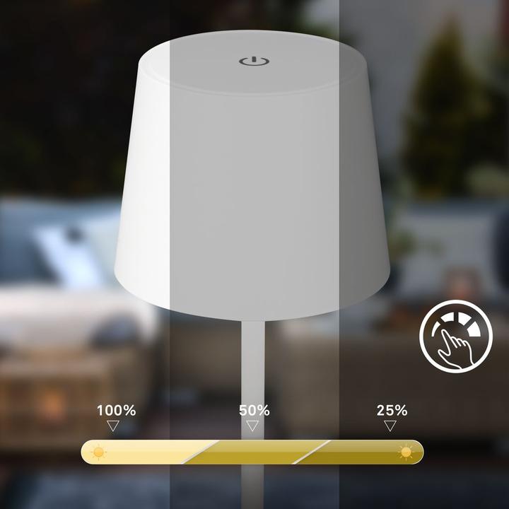Immagine prodotto Briloner Lampada da tavolo a LED ricaricabile (150 lm)