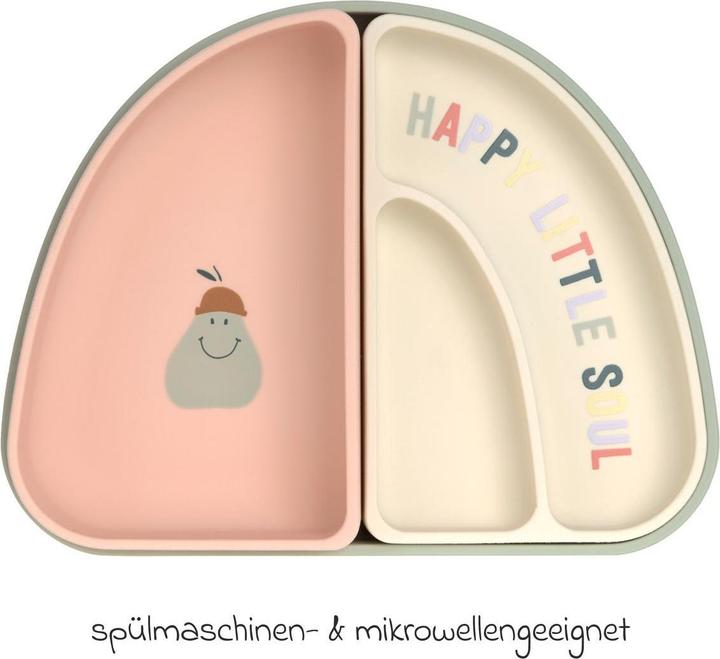 Productafbeelding Lässig Kinderteller & Breischalen Silikon Trennschalen Set Section Dish Set