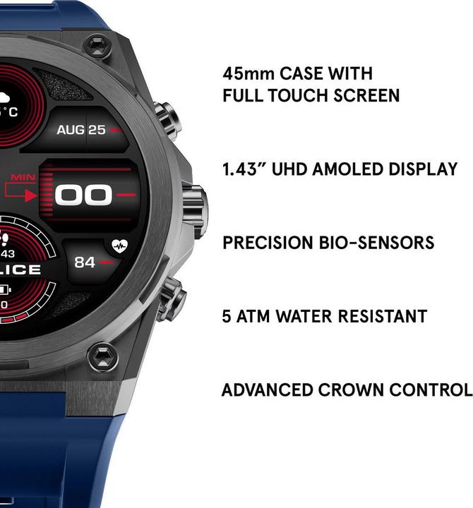 Image du produit Police Freedom of TIme Smartwatch (47.50 mm)