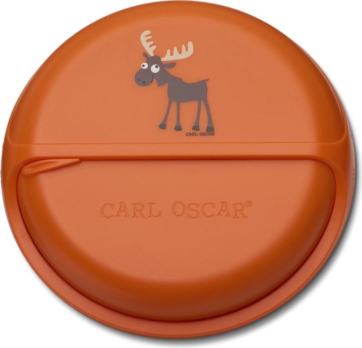 Actual product image Carl Oscar Moose snack container