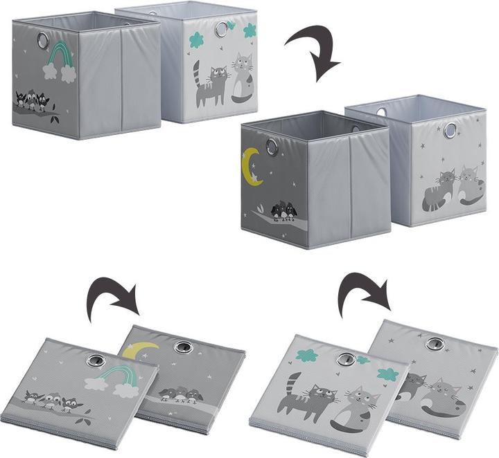 Produktbild Vicco Faltbox (30 x 30 x 30 cm, 27 l)