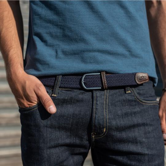 Actual product image Billybelt M's Bleu marine (85, 100)