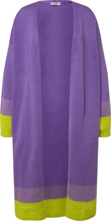 Actual product image Angel of Style Long Colorful Cardigan with Open Front and Balloon Sleeves (56)