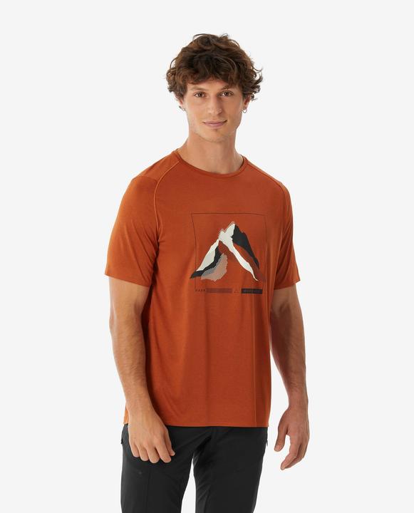 Actual product image Quechua Kurzarmshirt Herren Bergwandern Polyester (L)