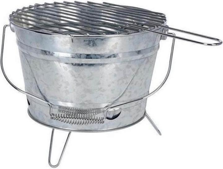 BigBuy Barbecue Zinc portable Ø 27 cm
