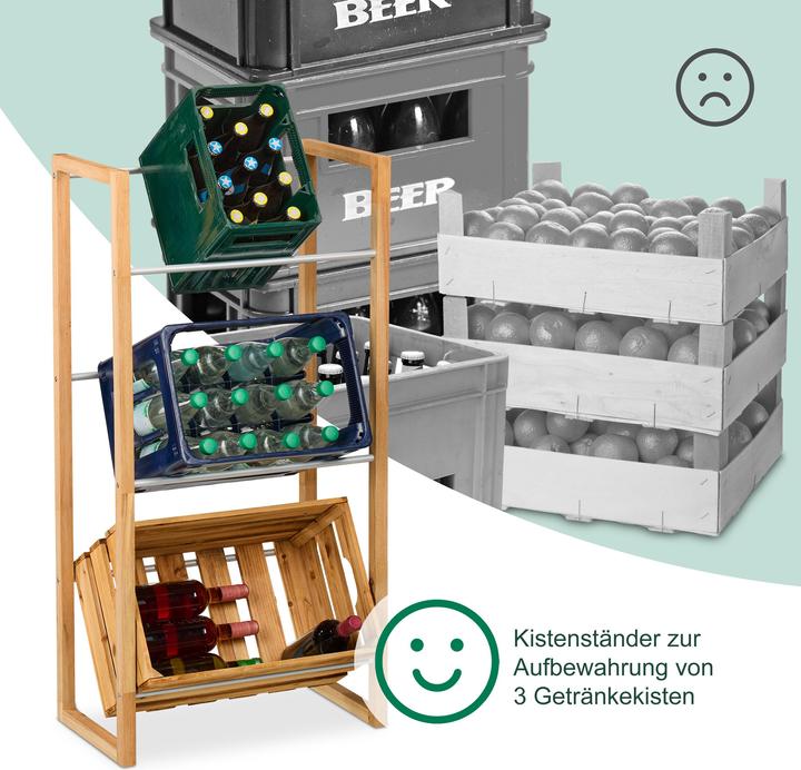 Productafbeelding Relaxdays Getränkekistenregal