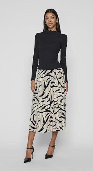 Produktbild Vila Plissiert Midirock (38)