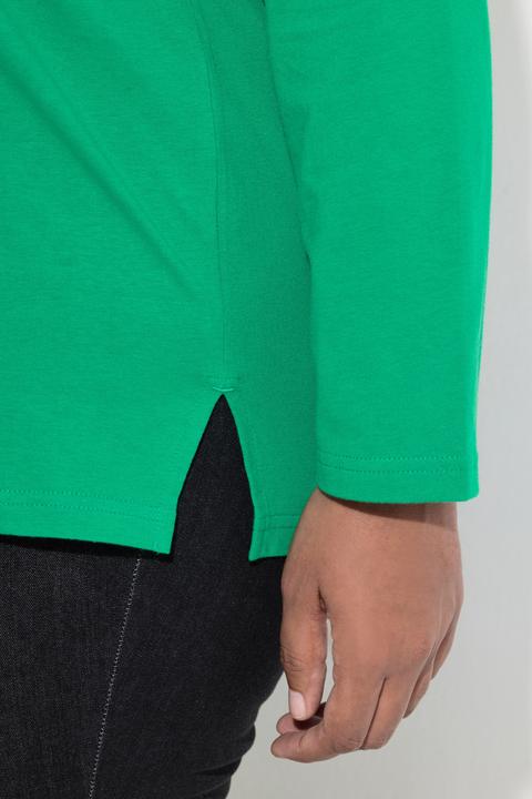 Produktbild Ulla Popken Shirt, Relaxed, Rundhalsausschnitt, Langarm (62)