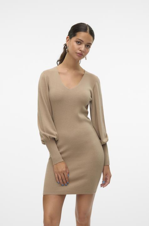 Produktbild Vero Moda VMHOLLYKARISPUFF Kurzes Kleid Strickkleid (XL)