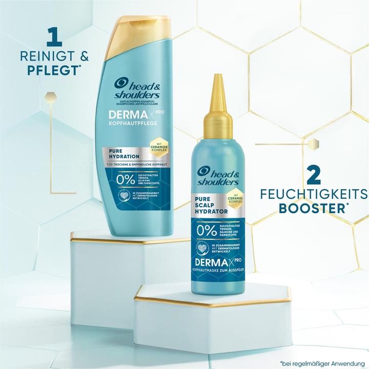 Produktbild Head & Shoulders Derma X Pro Shampoo Pure Hydration Shampoo 250 ml (Flüssiges Shampoo)