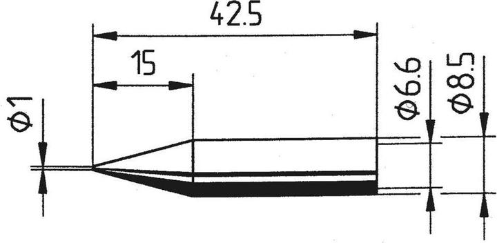 Produktbild Kurtz Ersa Lötspitze 842BD, Ø 1,0mm (Lötstation)
