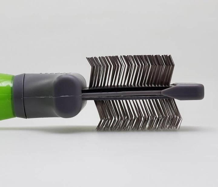 Image du produit Moser 2999-7085 Brosse flexible double face pour animaux (Chien, Chat)