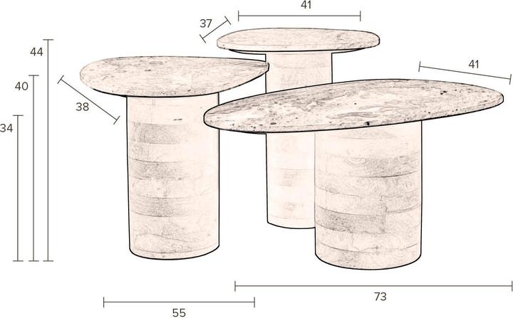 Image du produit Dutchbone Suki (41 x 34 cm)