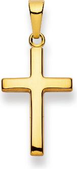 Actual product image Natsumi Schmuck Cross Pendant Yellow Gold 18K/750 Polished (750/18 K Yellow gold)