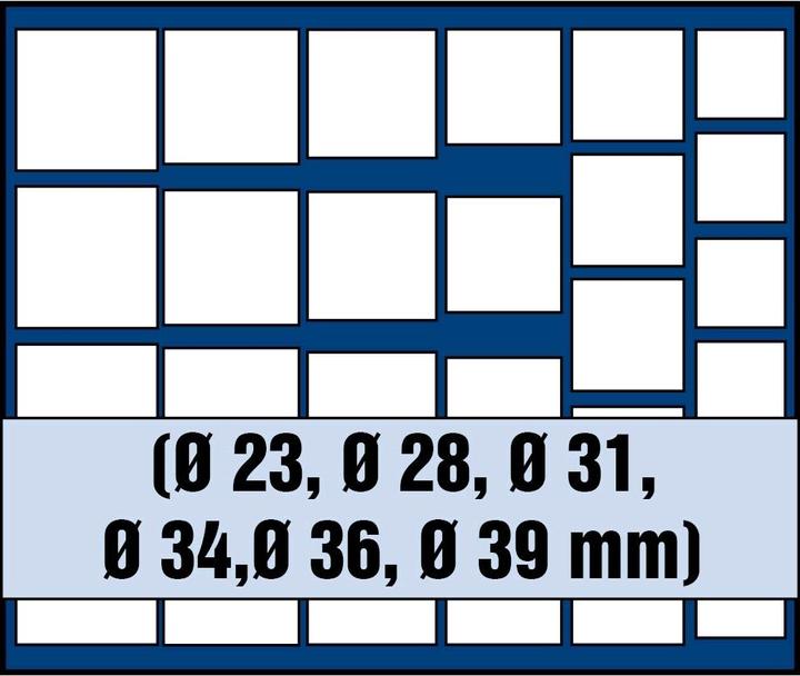 Actual product image Safe Tableau for different coinsØ
