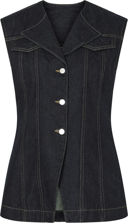 Actual product image Pieces PCNUA FITTED DENIM Weste (XS)