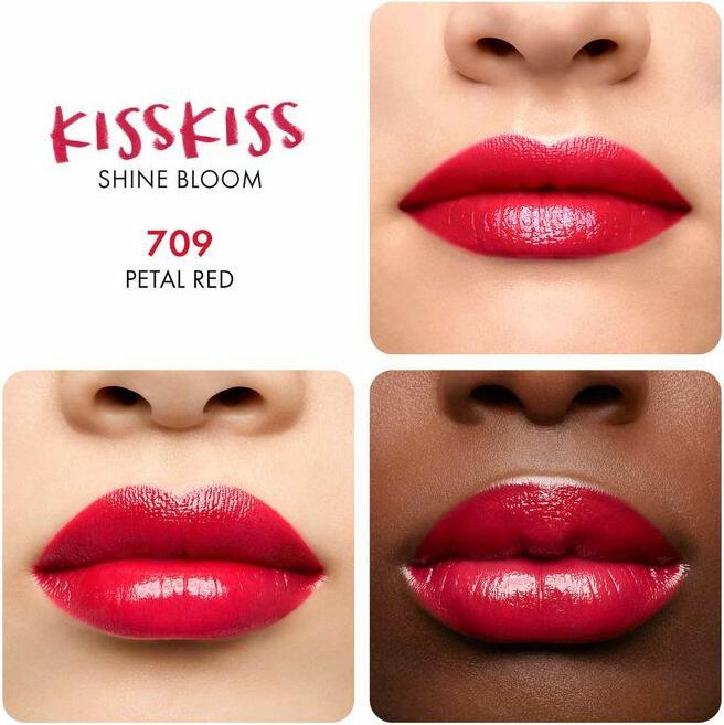 Produktbild Guerlain KK 21 Shine Bloom Lips 709 PETAL RED R1 (709)