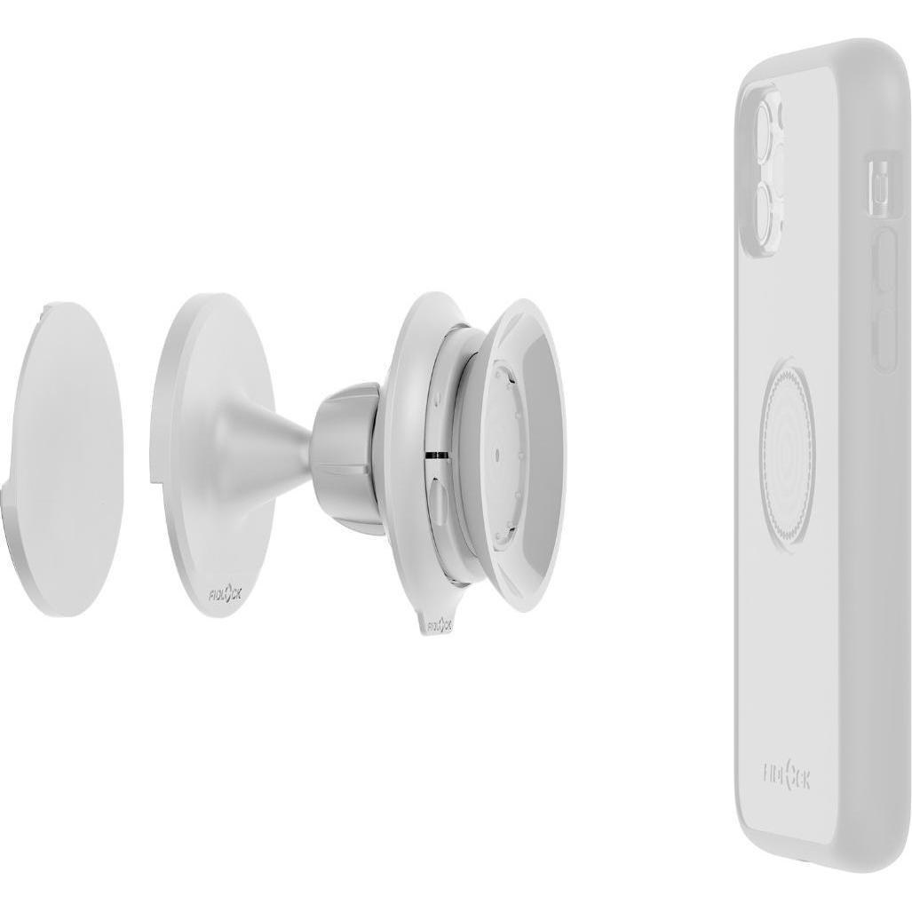 Fidlock Base a muro per vuoto bianca, Supporto per smartphone, Bianco