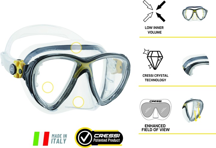 Produktbild Cressi Big Eyes Evolution + Alpha Ultra Dry