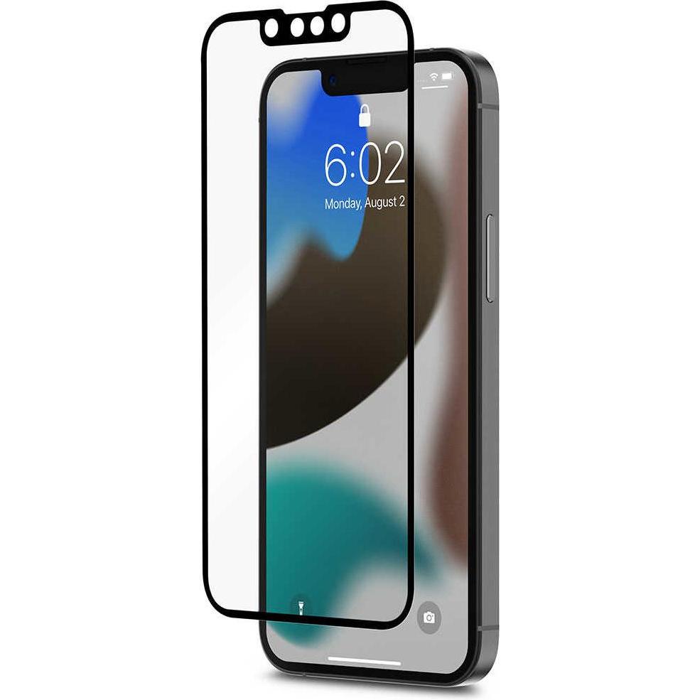 Moshi iVisor AG for iPhone 13 mini - Black (Clear/Matte) (1 Stück, Apple iPhone 13 mini), Smartphone Schutzfolie, Schwar...
