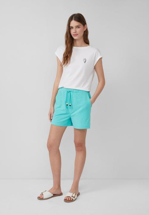 Image du produit s.Oliver Hose Jersey-Shorts mit Elastikbund und Schmuckperlen (34)