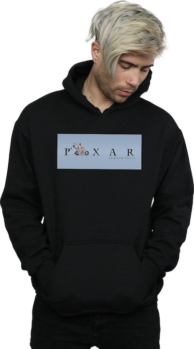 Immagine prodotto Disney Toy Story 4 Duke Caboom Pixar Studios Logo Felpa con Cappuccio Uomo (3XL)